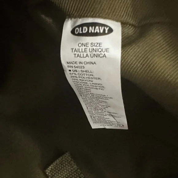 Old Navy Olive Green Canvas Tote Bag - Picture 8 of 10